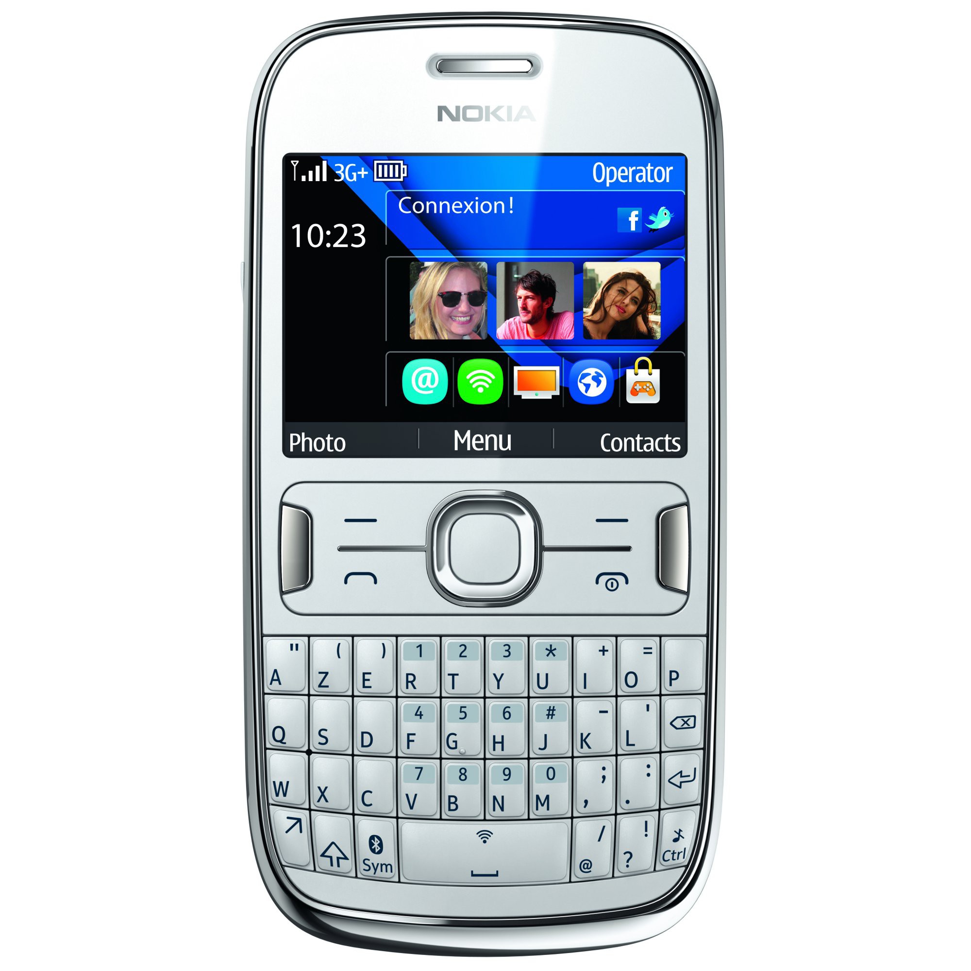 Nokia Asha 302 (Valkoinen)