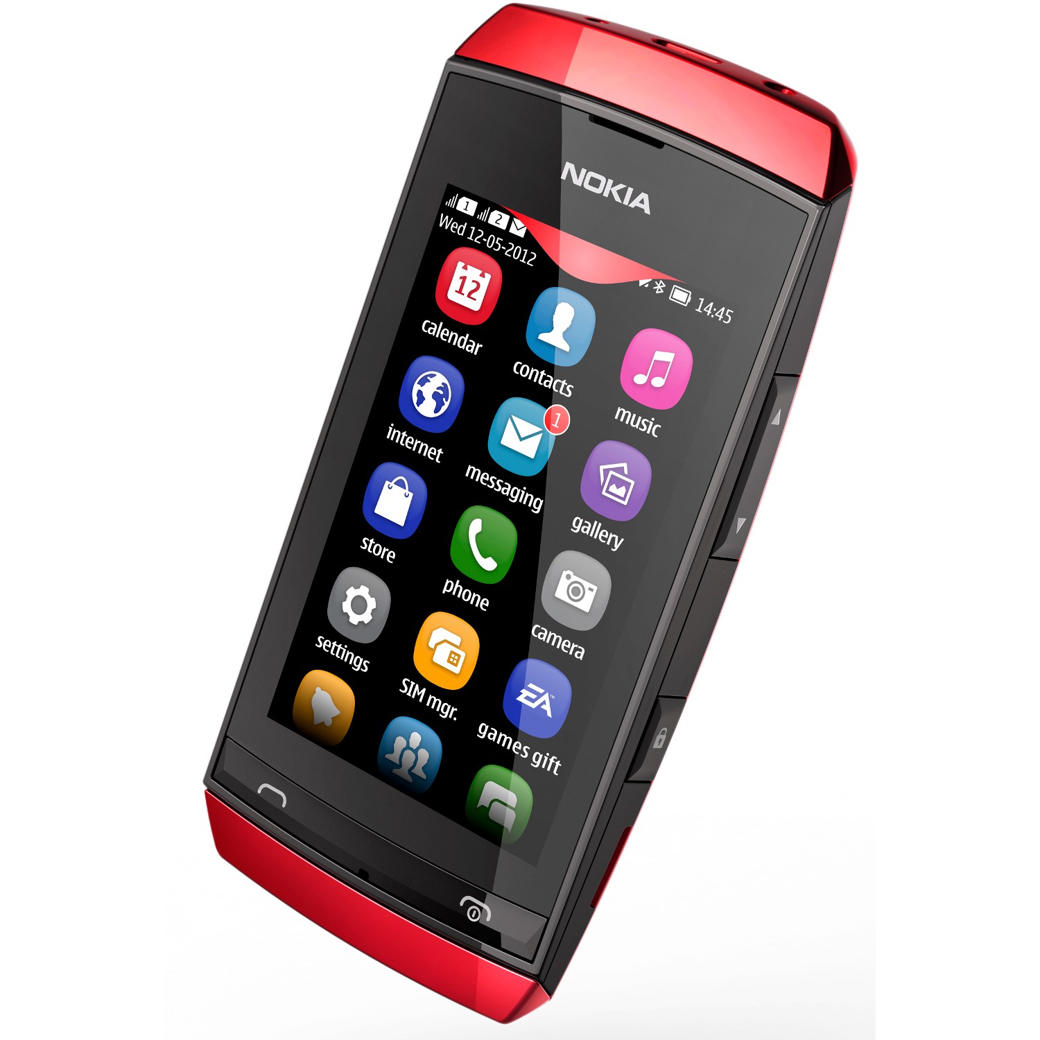 NOKIA Asha 305 červený (red) - mobil