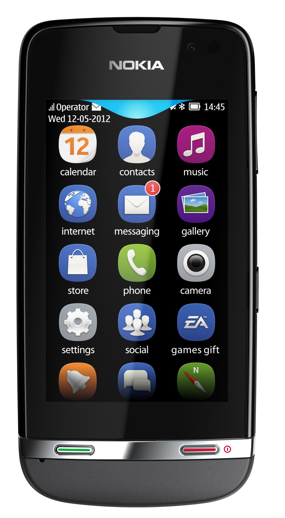 Nokia Asha 311 (Tumman harmaa)