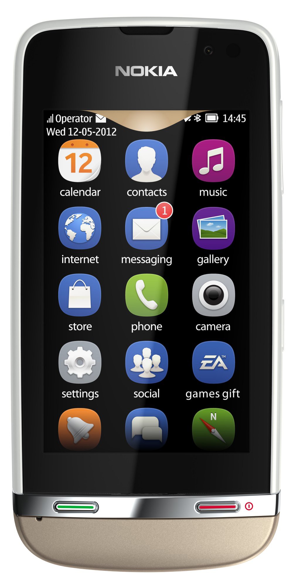 Nokia Asha 311 (Hiekan valkoinen)