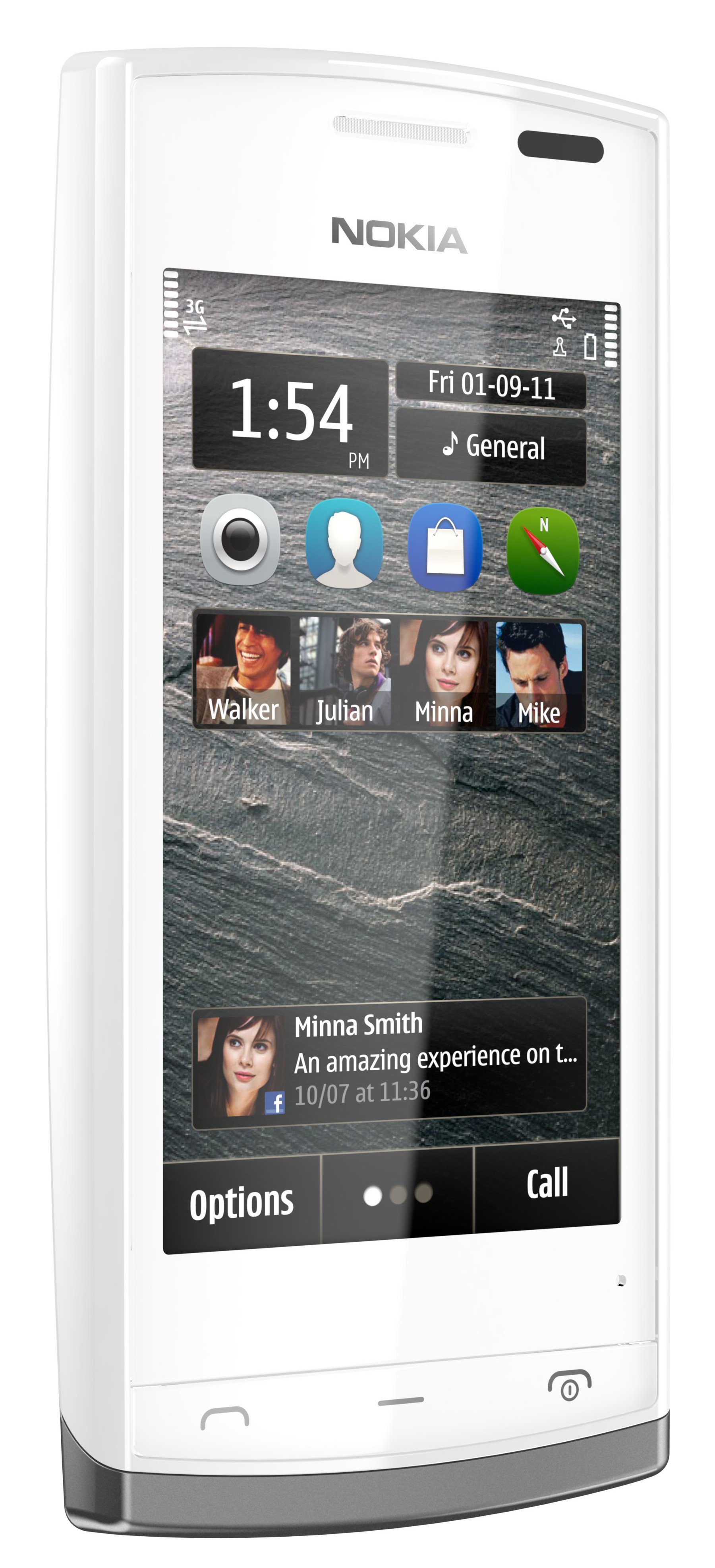 Nokia 500 (hopea)
