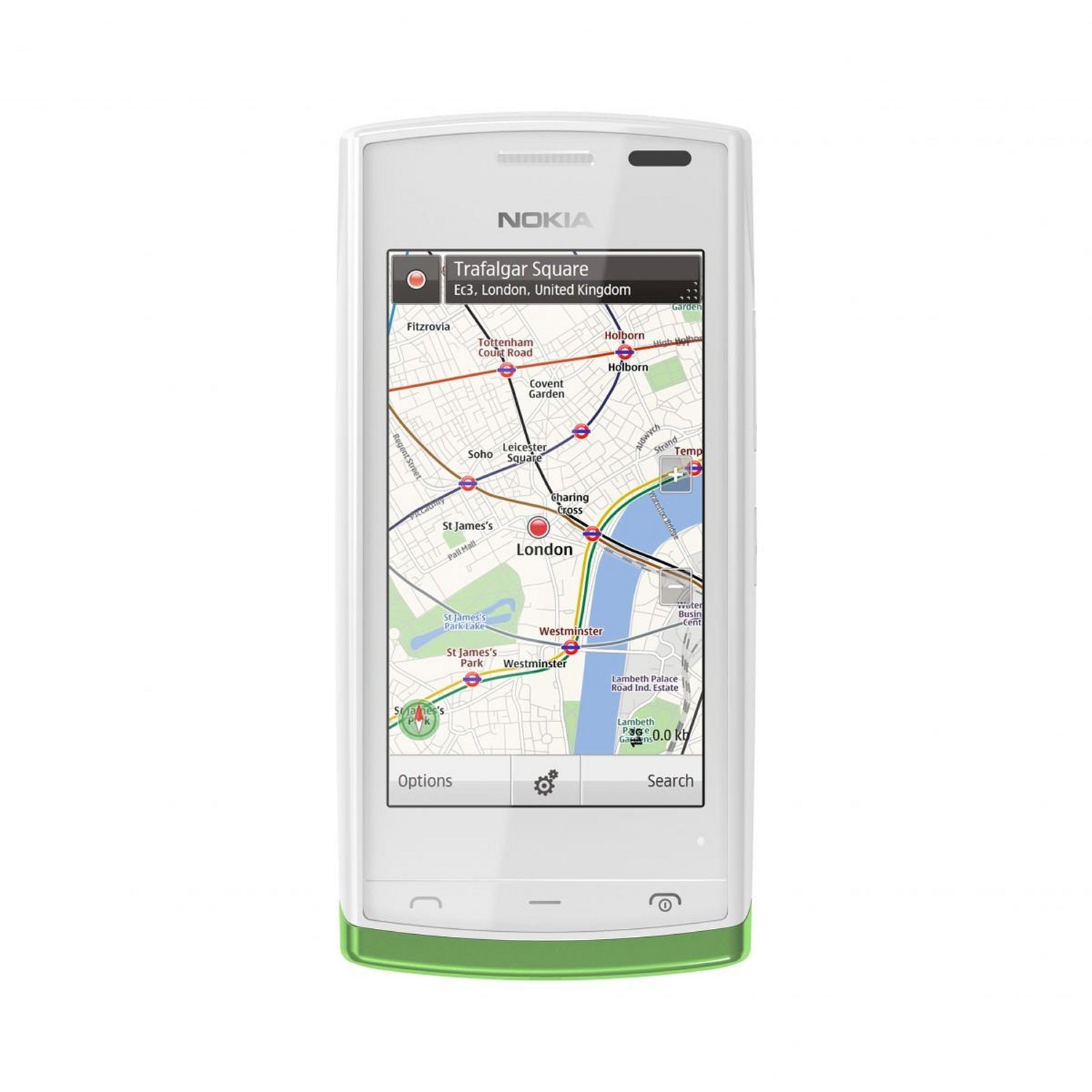 Nokia 500 b&iacute;l&aacute; (white) - mobil