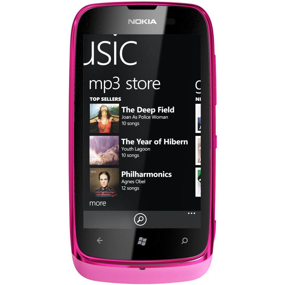 Nokia Lumia 610 magenta - mobil