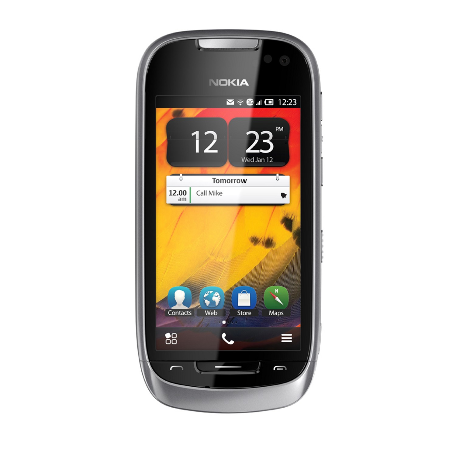 Nokia 701 Dark Steel - mobil