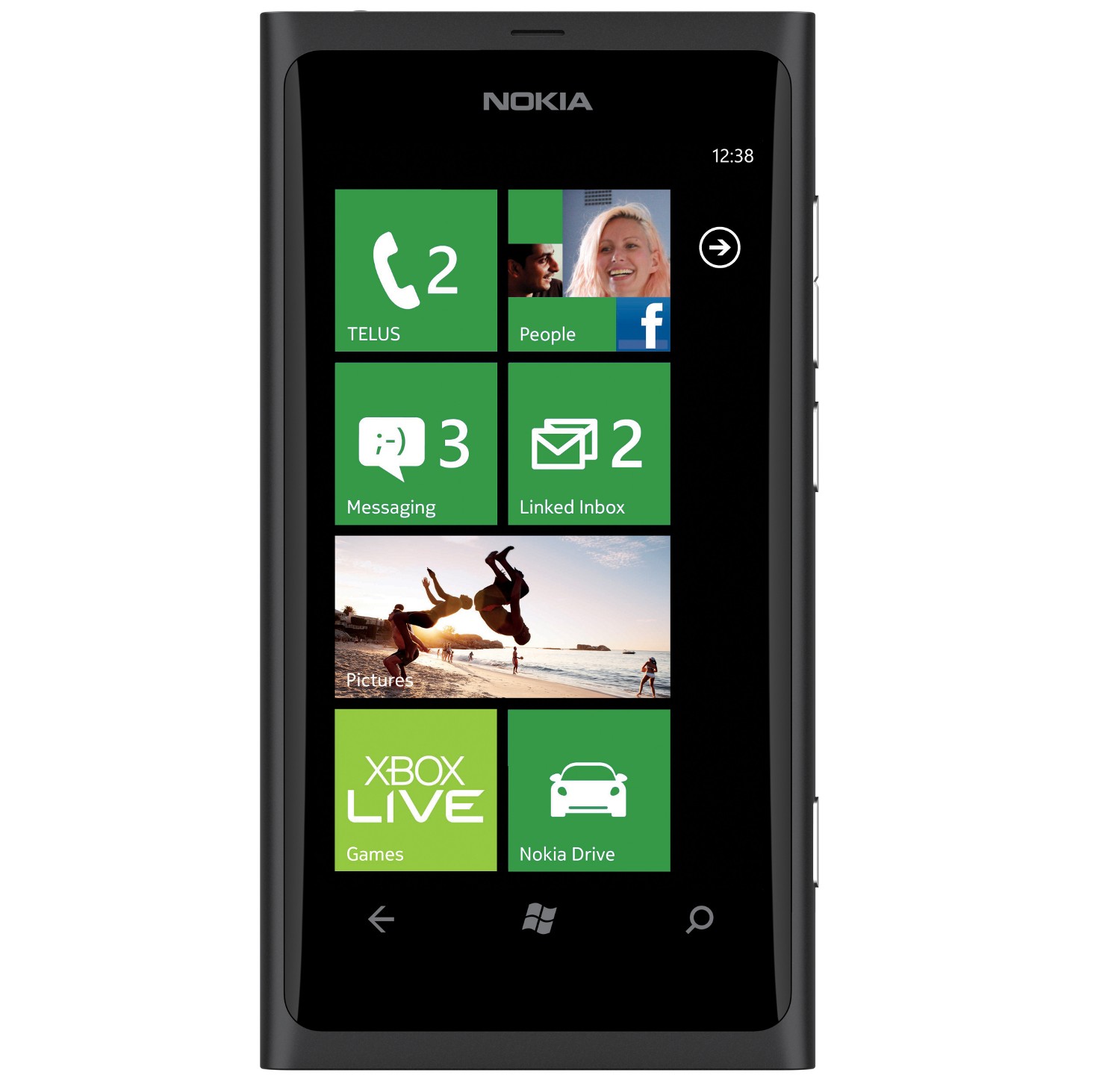 Nokia Lumia 800 Black - mobil
