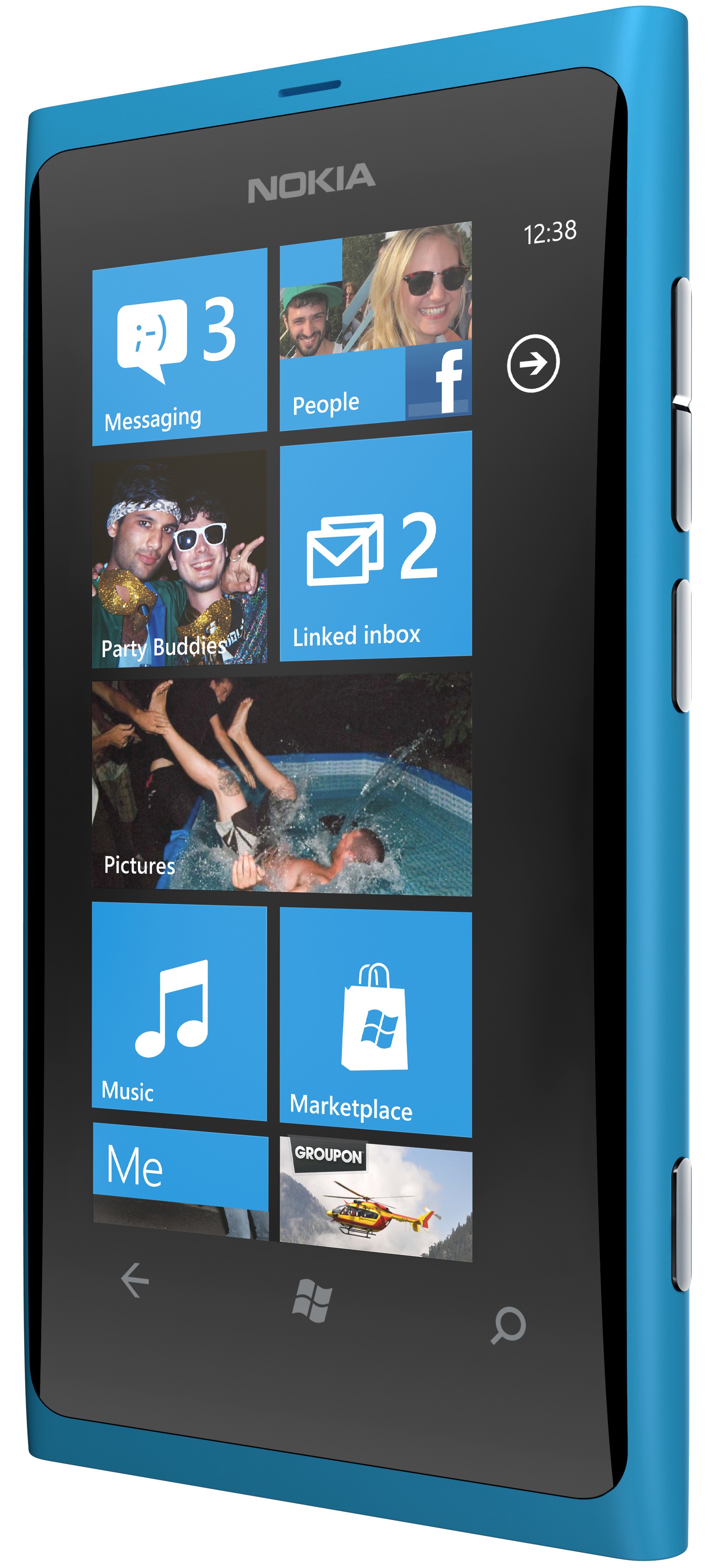 Nokia Lumia 800 Smartphone (Blå)