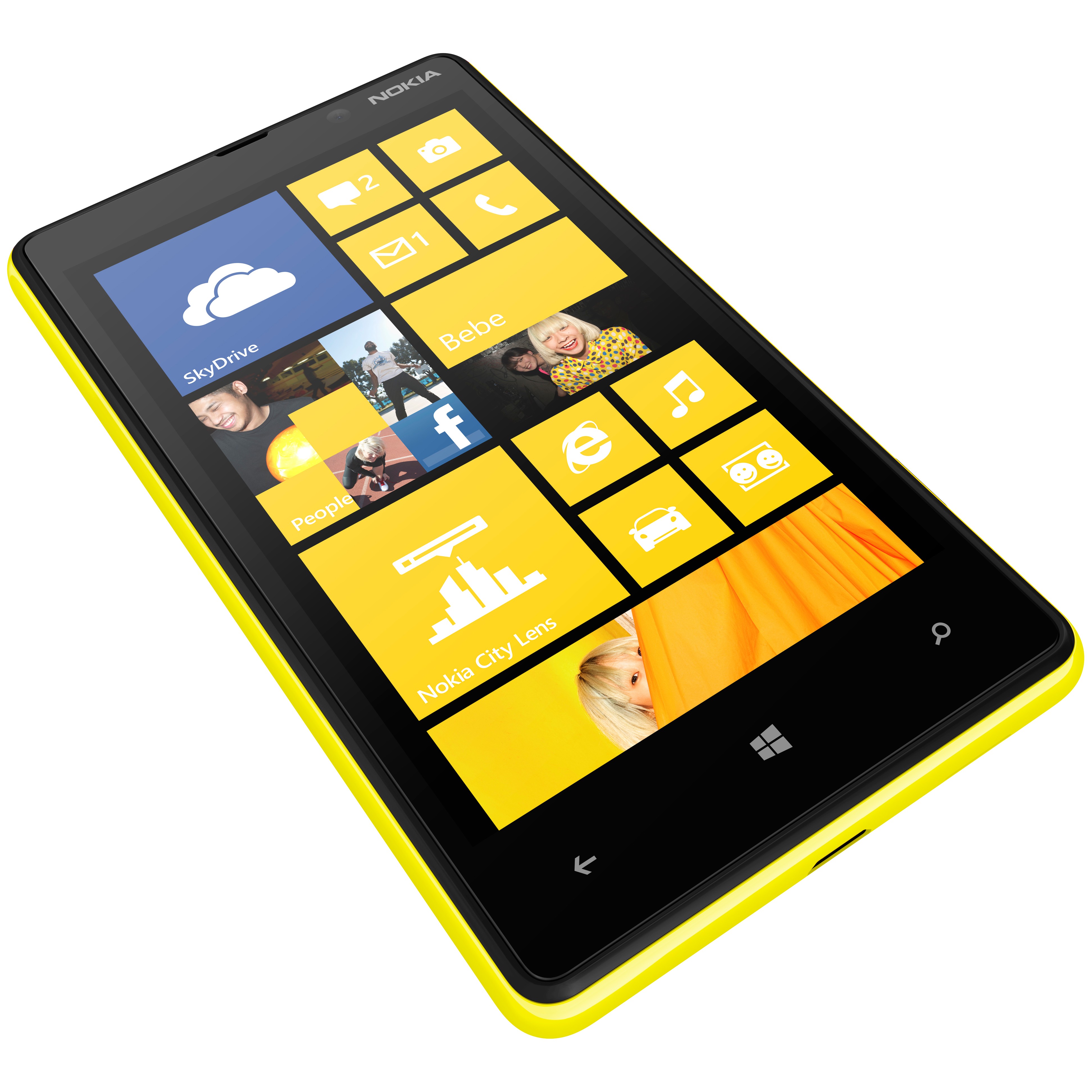 Nokia Lumia 820 smartphone (gul)