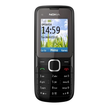 Nokia C1-01 šed&yacute; (grey)- mobil