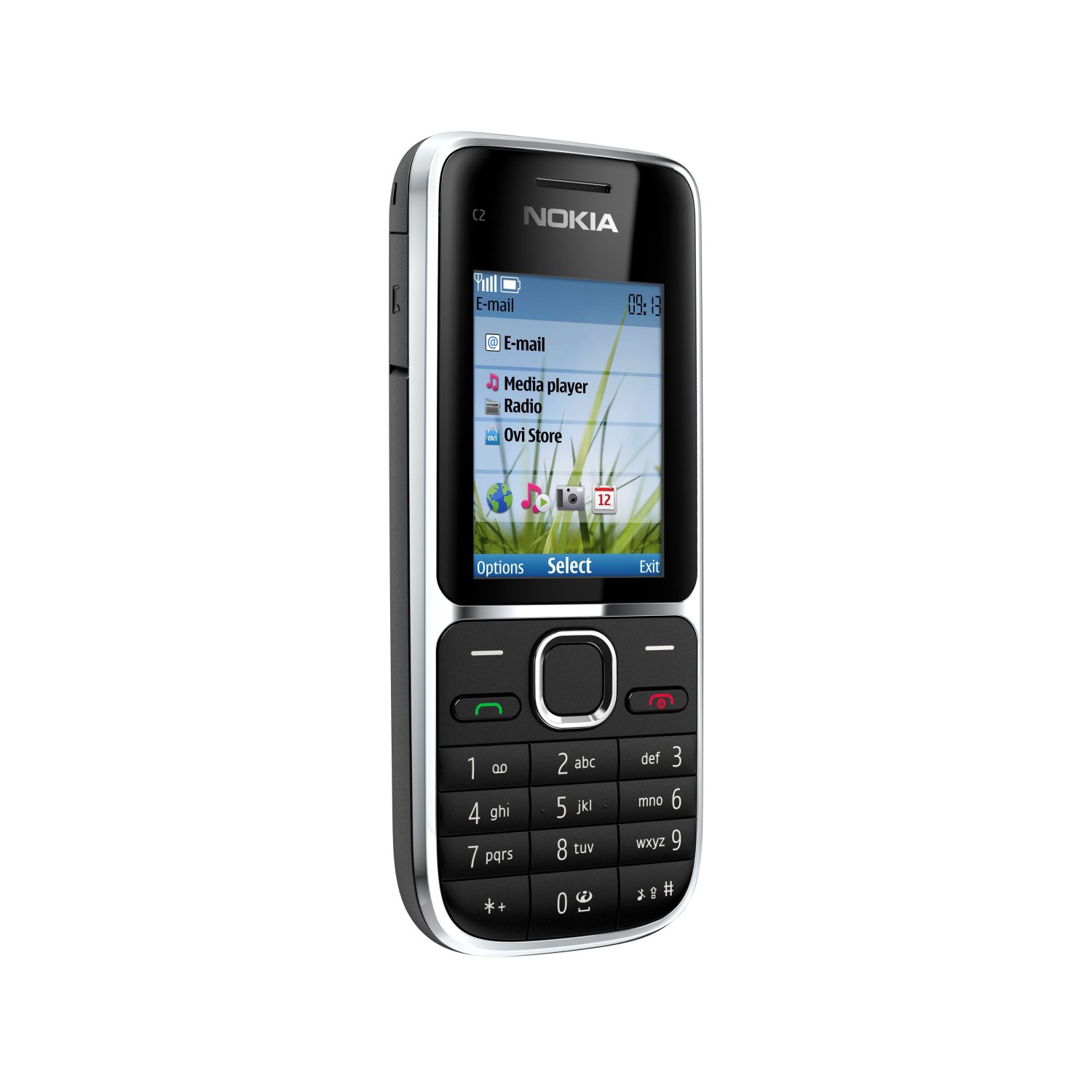 Nokia C2-01 čierna (black)- mobil