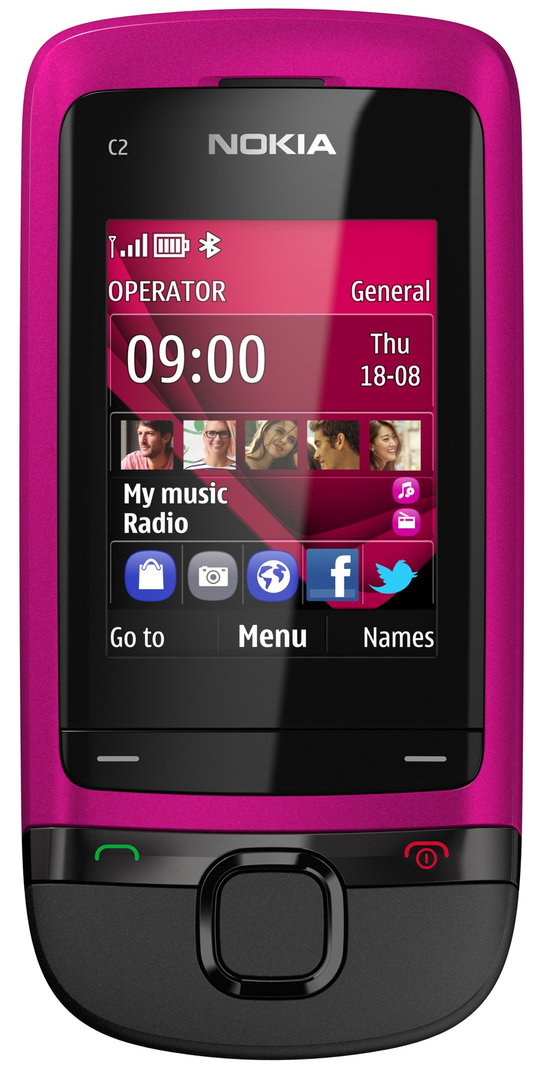 Nokia C2-05 (Pink)