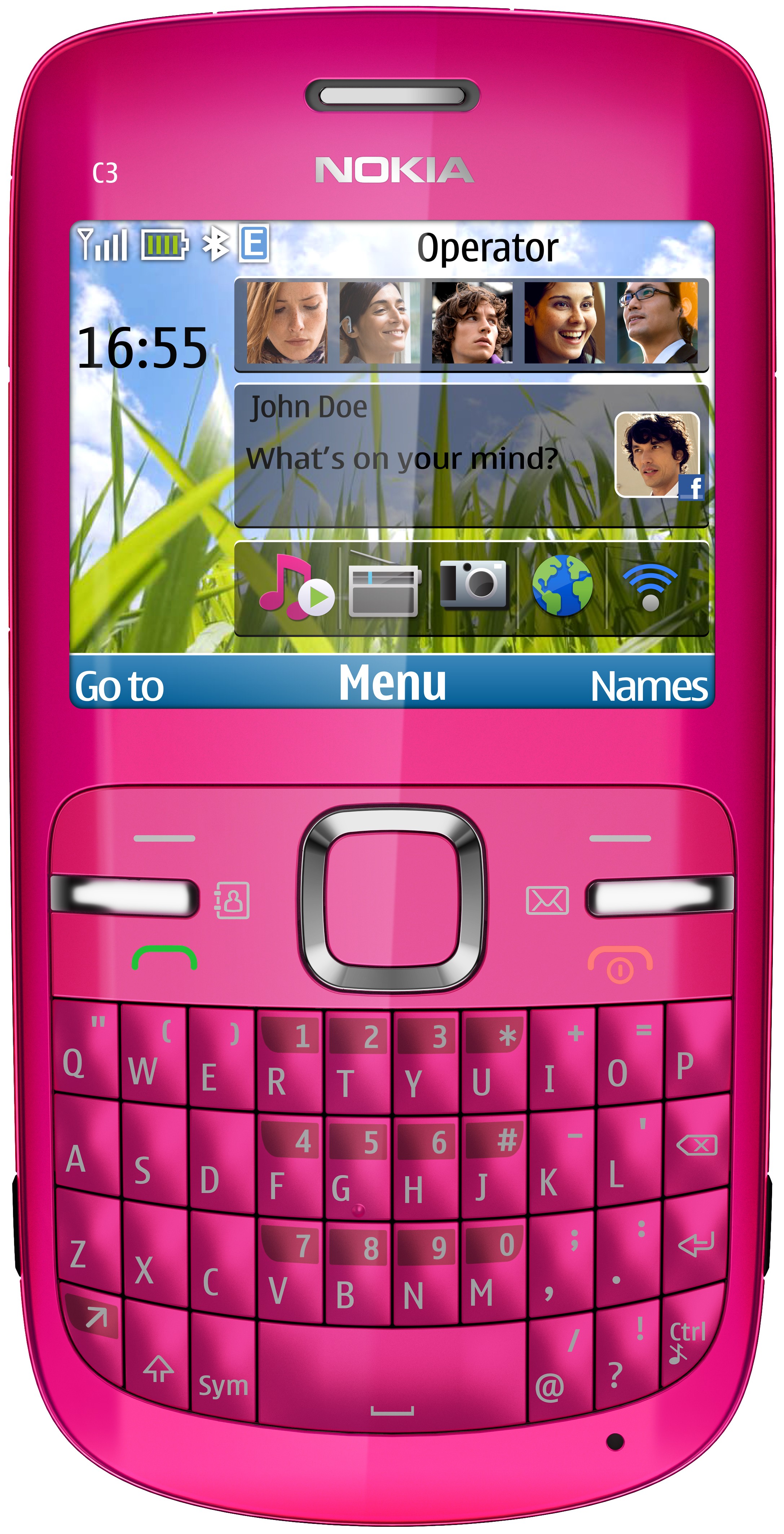 Nokia C3 (rosa)