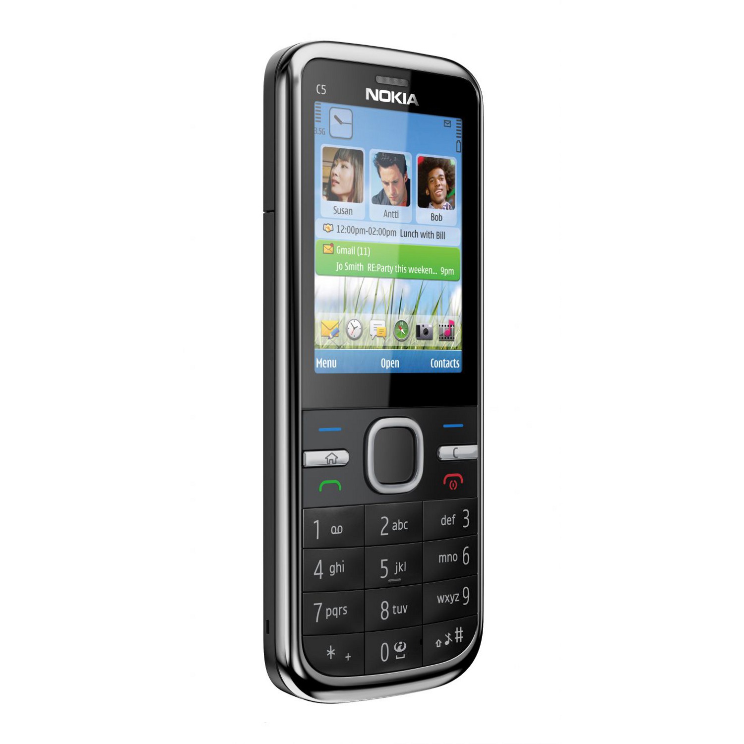 Nokia C5 5Mpx black/čern&aacute; - mobil
