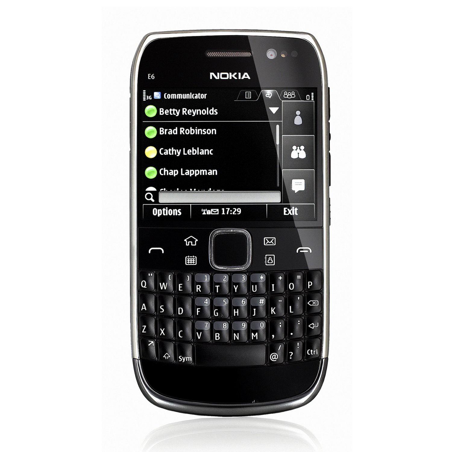Nokia E6-00 Black - mobil