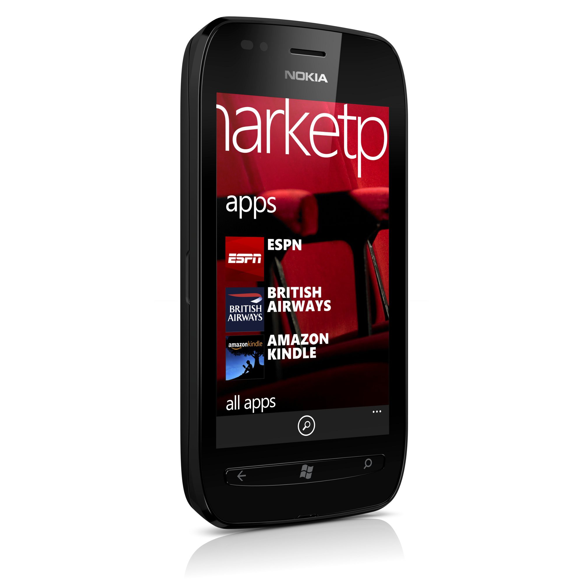 Nokia Lumia 710 (Musta)