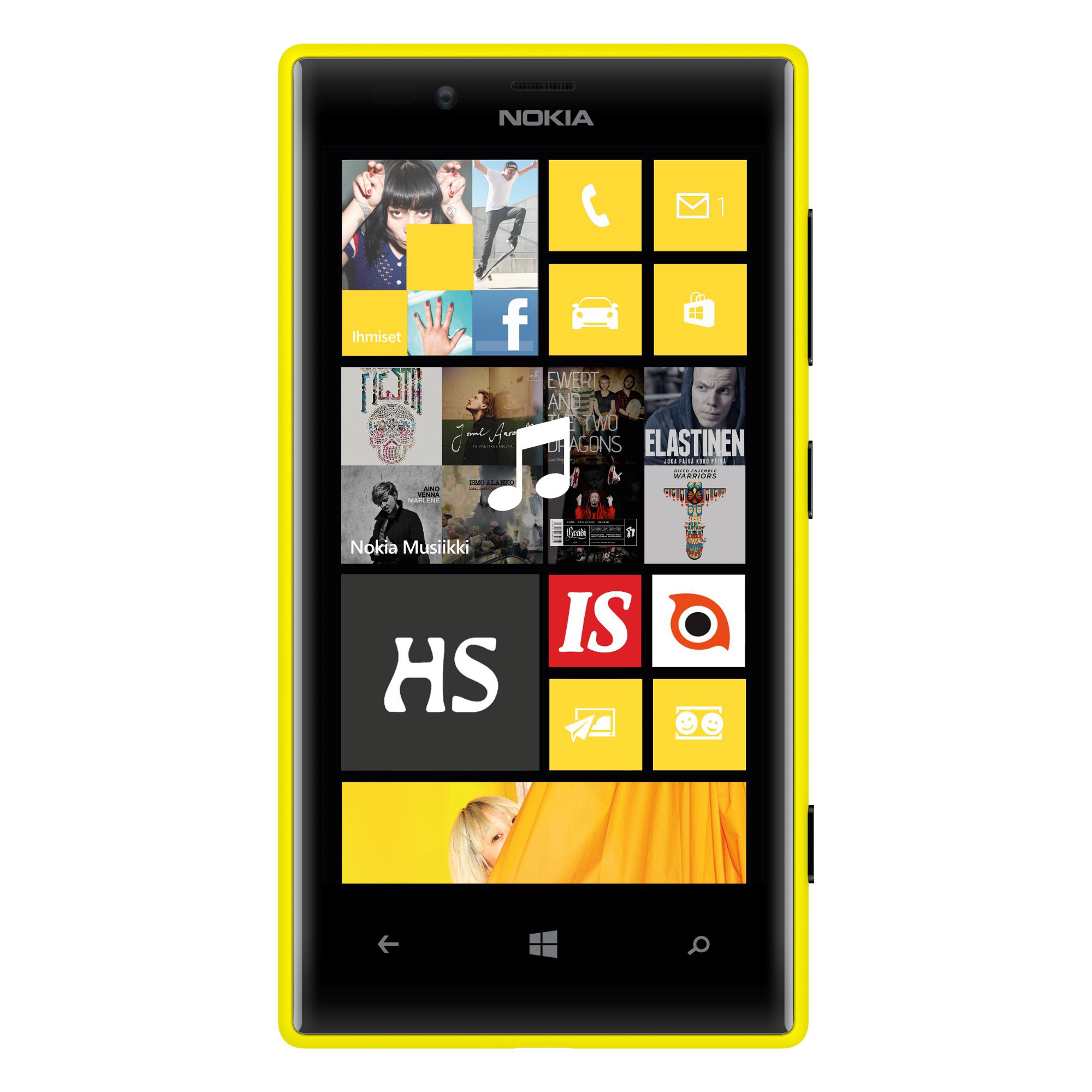 Nokia Lumia 720 (Keltainen)