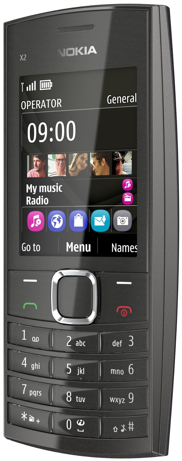 Nokia X2-05 čierna (black) - mobil