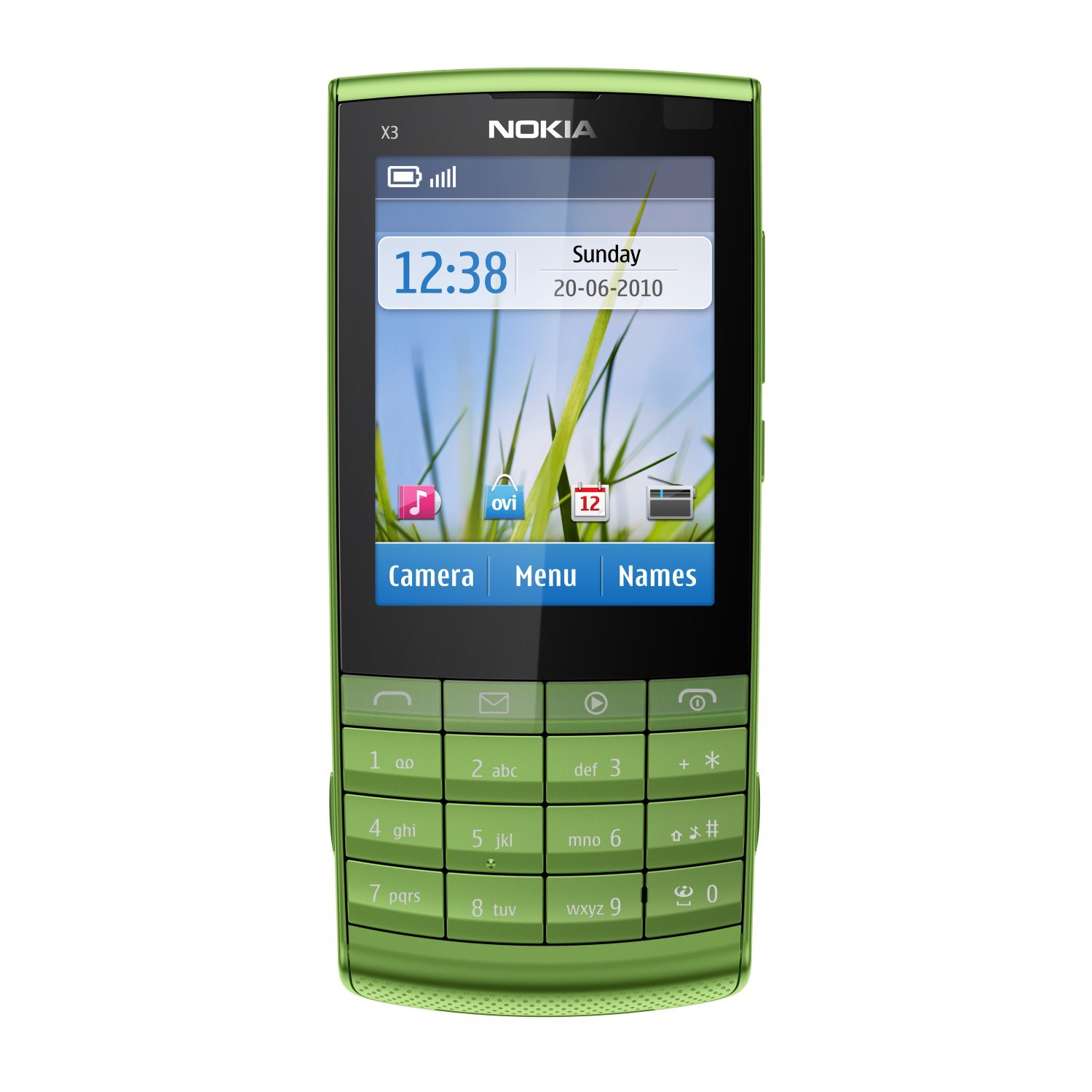 Nokia X3-02 zelen&aacute; (green) - mobil