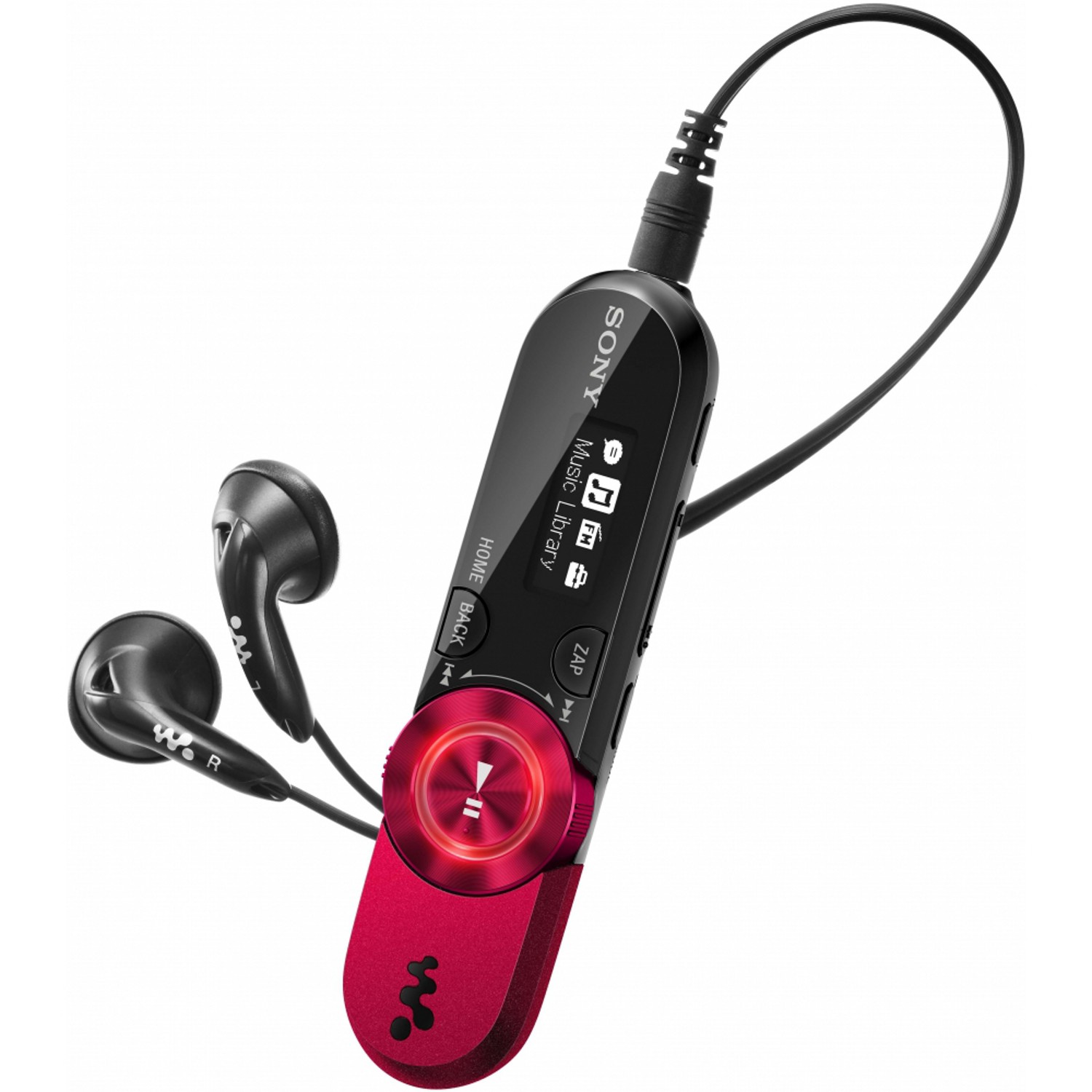 Sony NWZ-B162F 2GB red - MP3 přehr&aacute;vač