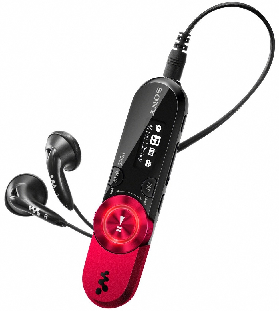 Sony 2 GB Mp3-spelare NWZ-B162 (r&ouml;d)