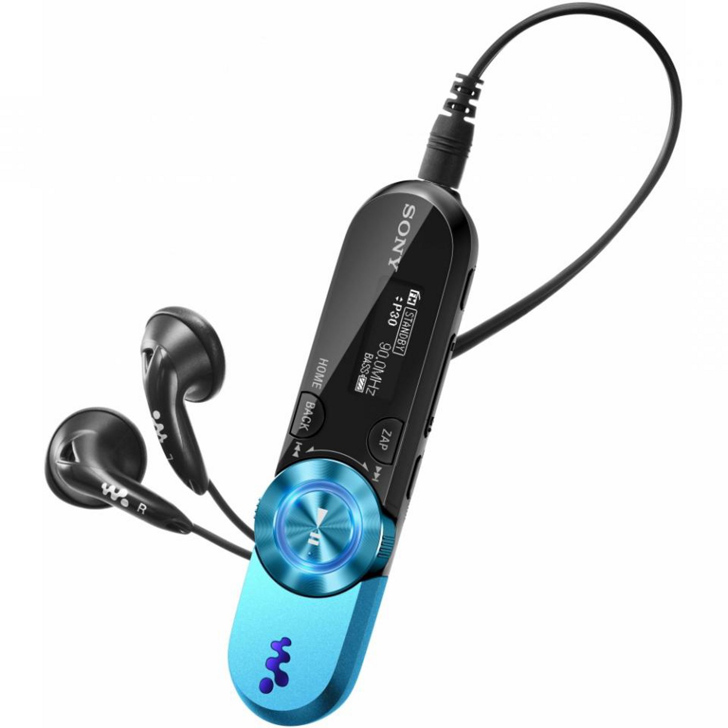 Sony NWZ-B163F 4GB blue - MP3 přehr&aacute;vač