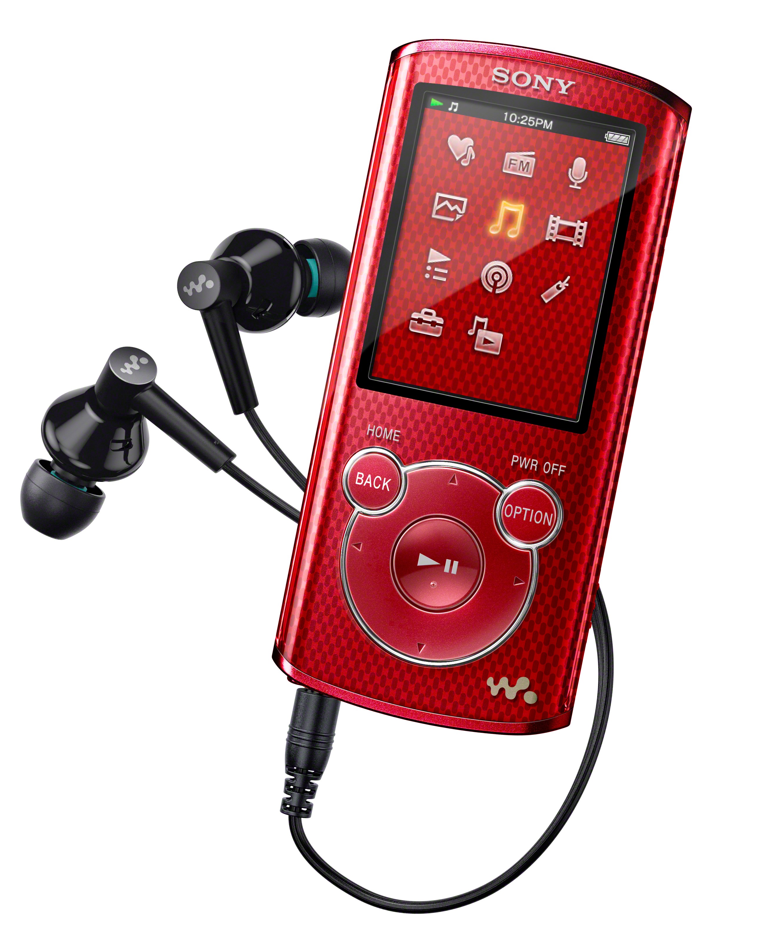 Sony MP3-spelare 4 GB NWZ-E463 (r&ouml;d)