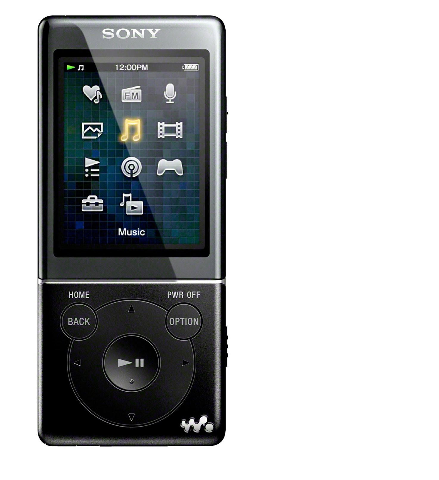 Sony 8 GB NWZ-E474 (černý) – MP4 přehrávač + pouzro