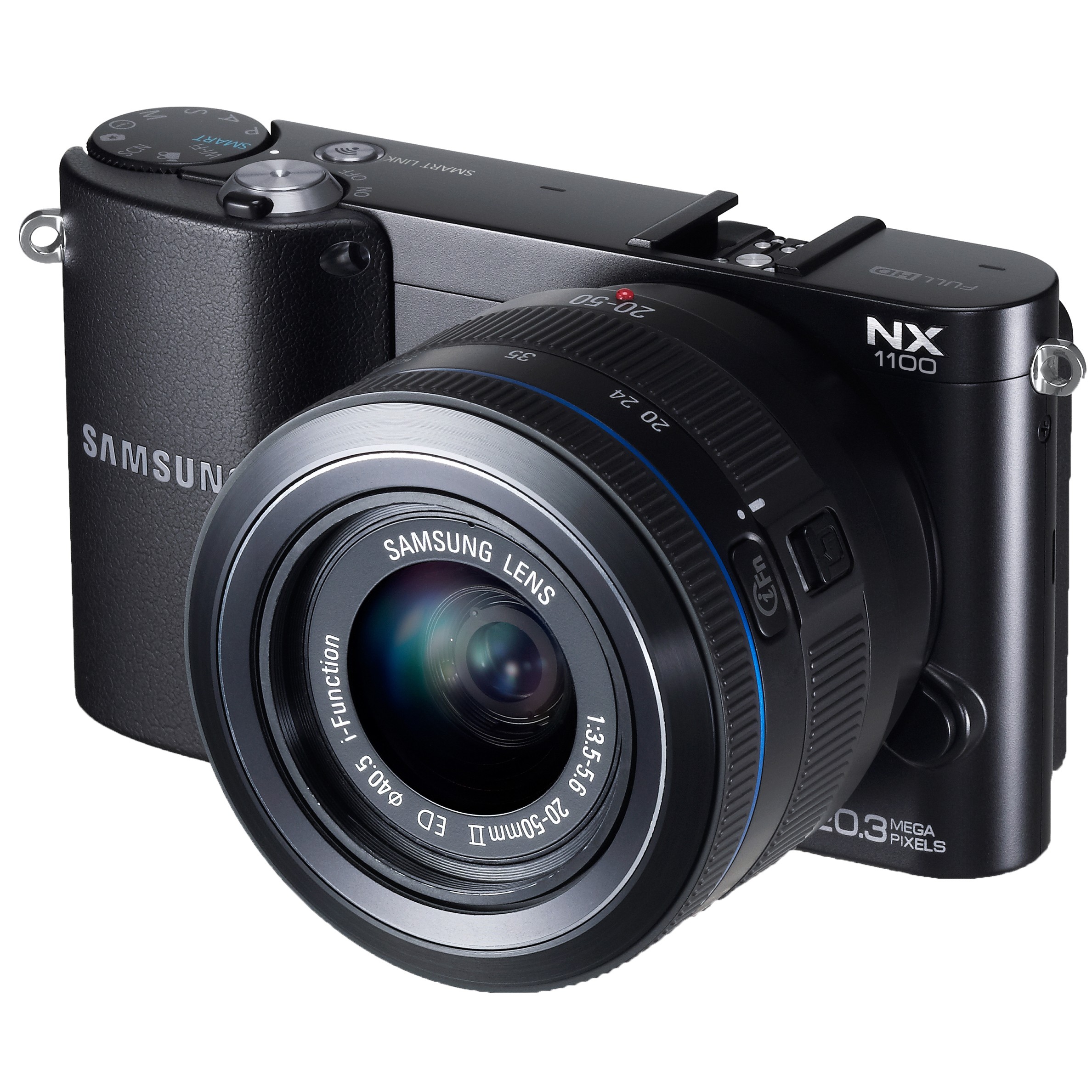 Samsung NX1100 systemkamera + 20-50mm objektiv (sort)