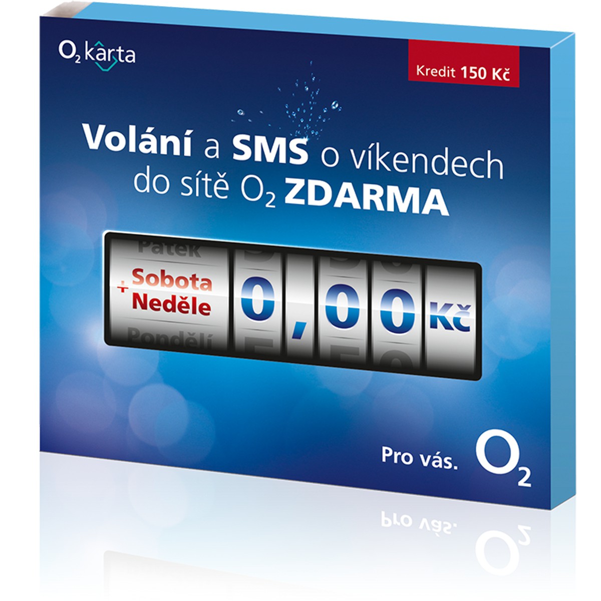 O2 tarif NA!HLAS - předplacená SIM na 150 Kč