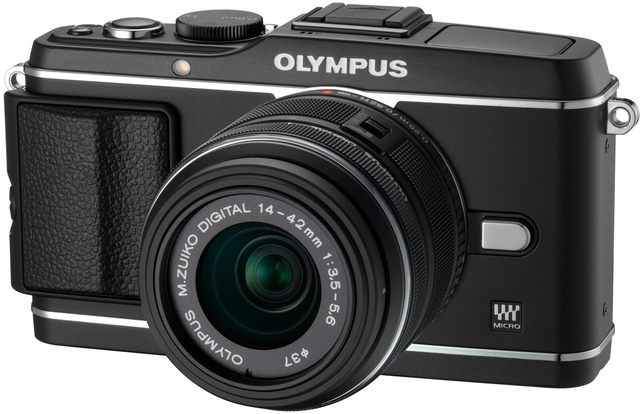 Olympus Systemkamera E-P3 med 14-42mm objektiv (sv