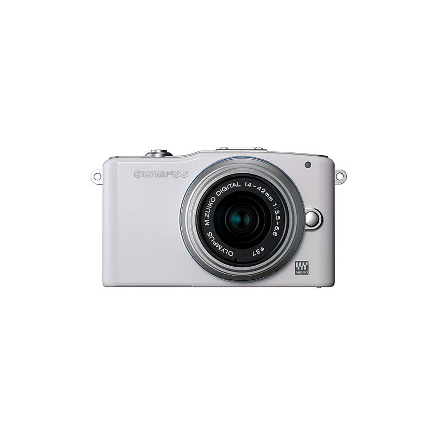 Olympus E-PM1 + 14-42mm objektiv (bílý) – hybrid