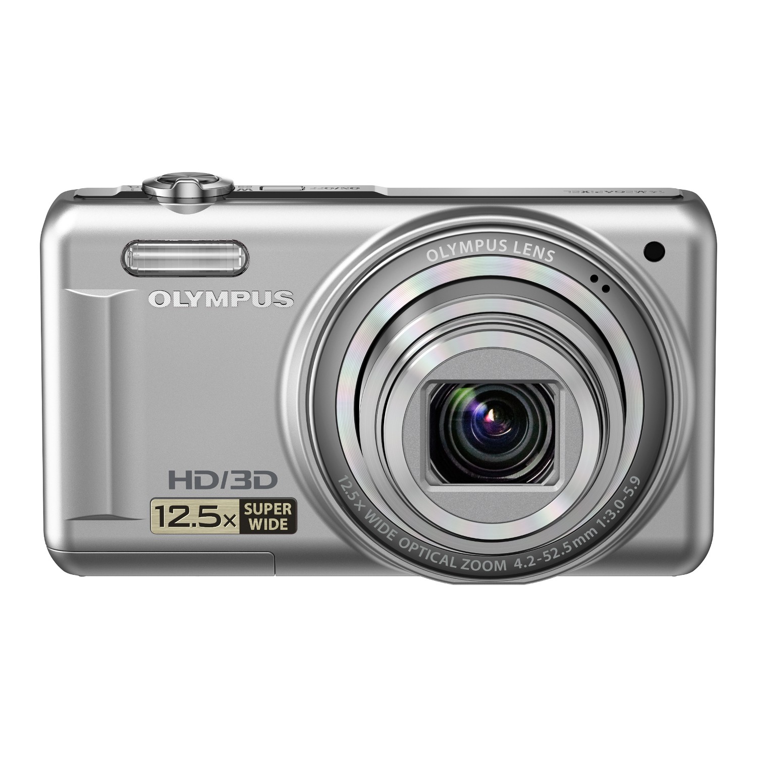Olympus VR-330 stř&iacute;brn&yacute; + n&aacute;hradn&iacute; baterie ZDA