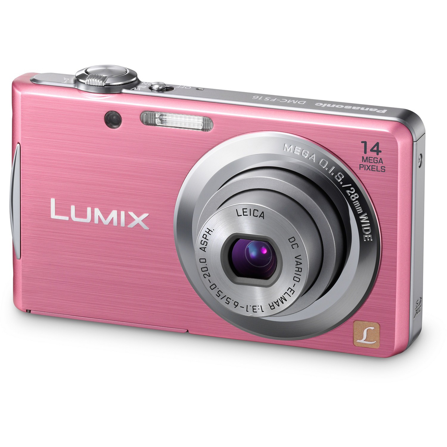Panasonic DMC-FS16 pink/růžov&yacute; - fotoapar&aacute;t