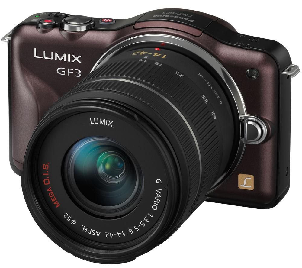 Panasonic DMC-GF3 brown - hybrid