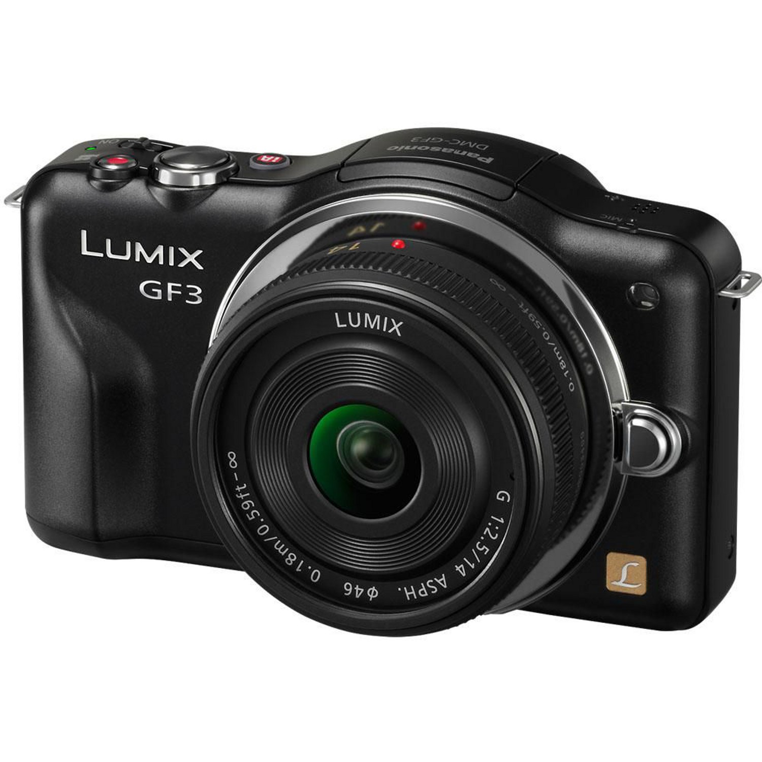 Panasonic Lumix DMC-GF3 + 14mm objektiv - hybrid