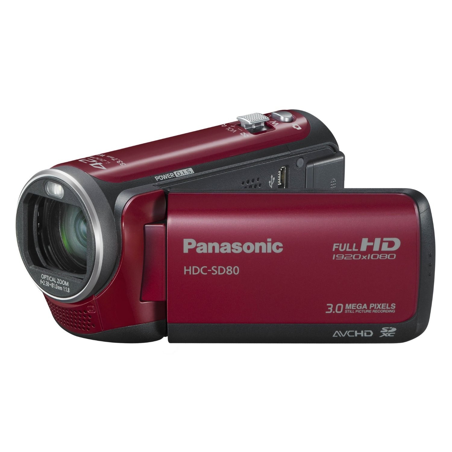 Panasonic HDC-SD80 red - kamera