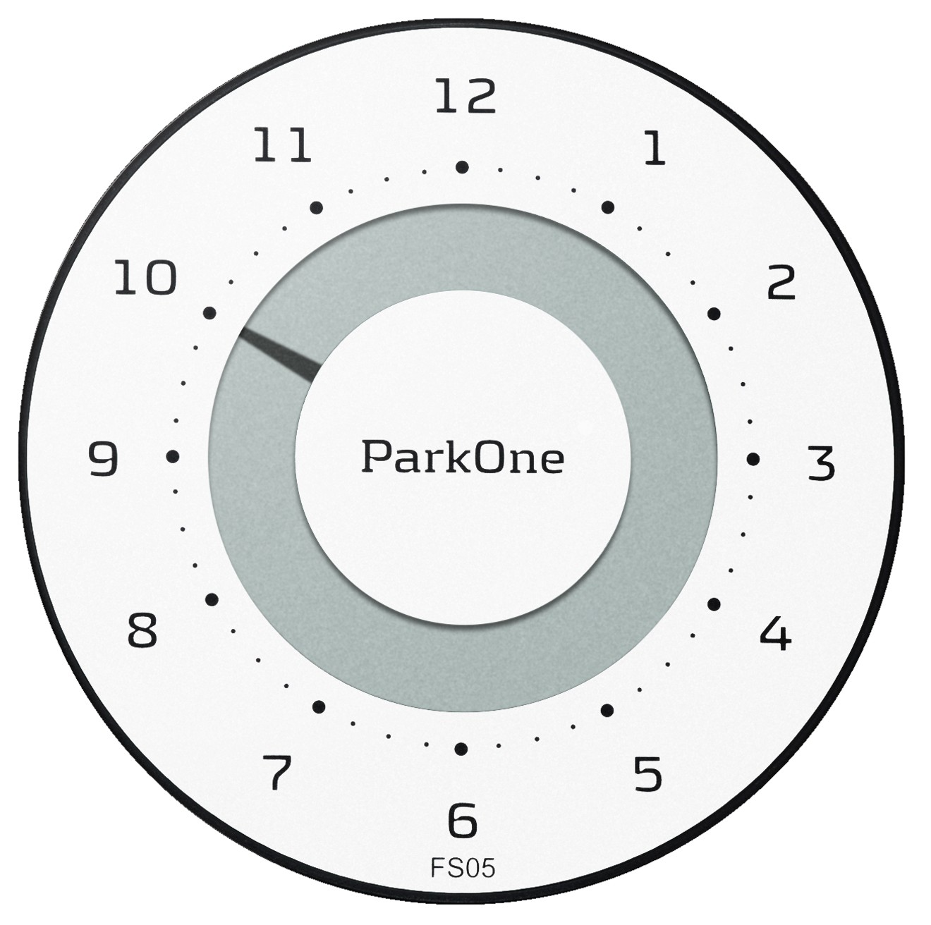 ParkOne elektronisk p-skive (Hvid)