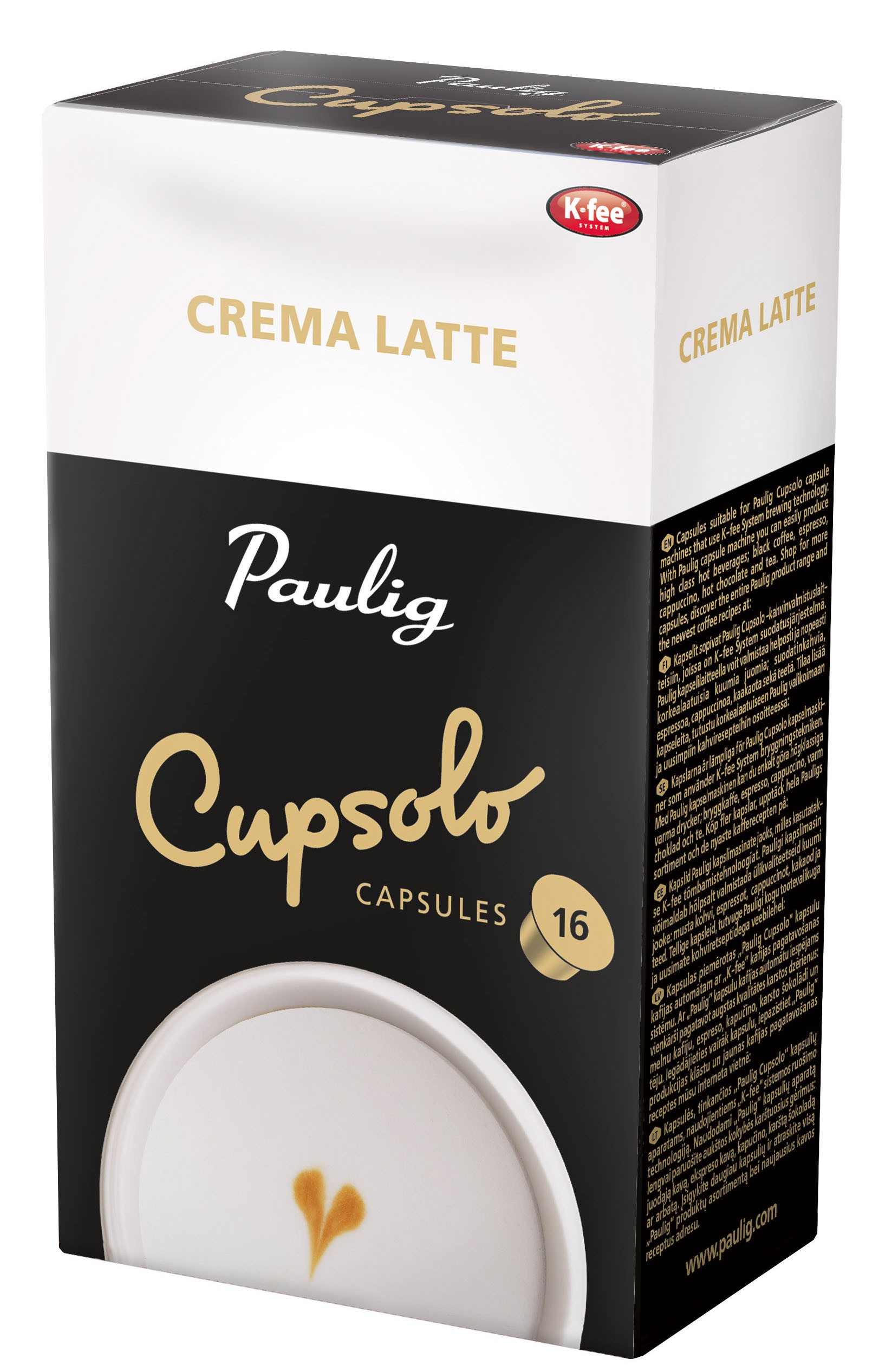 Paulig Cupsolo Crema Latte kapselit