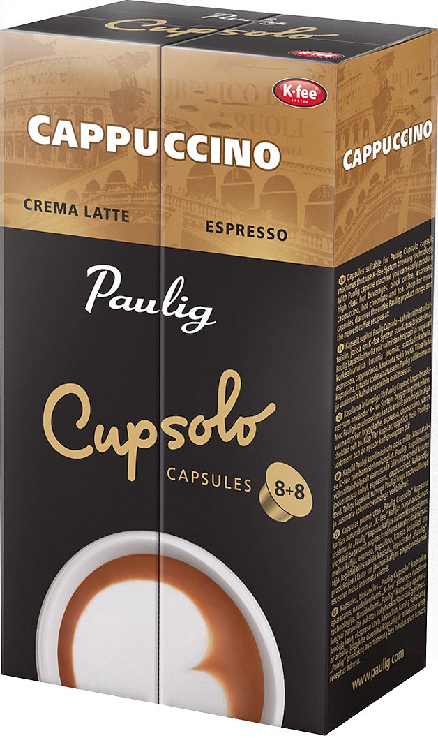Paulig Cupsolo Cappuccino kahvikapselit