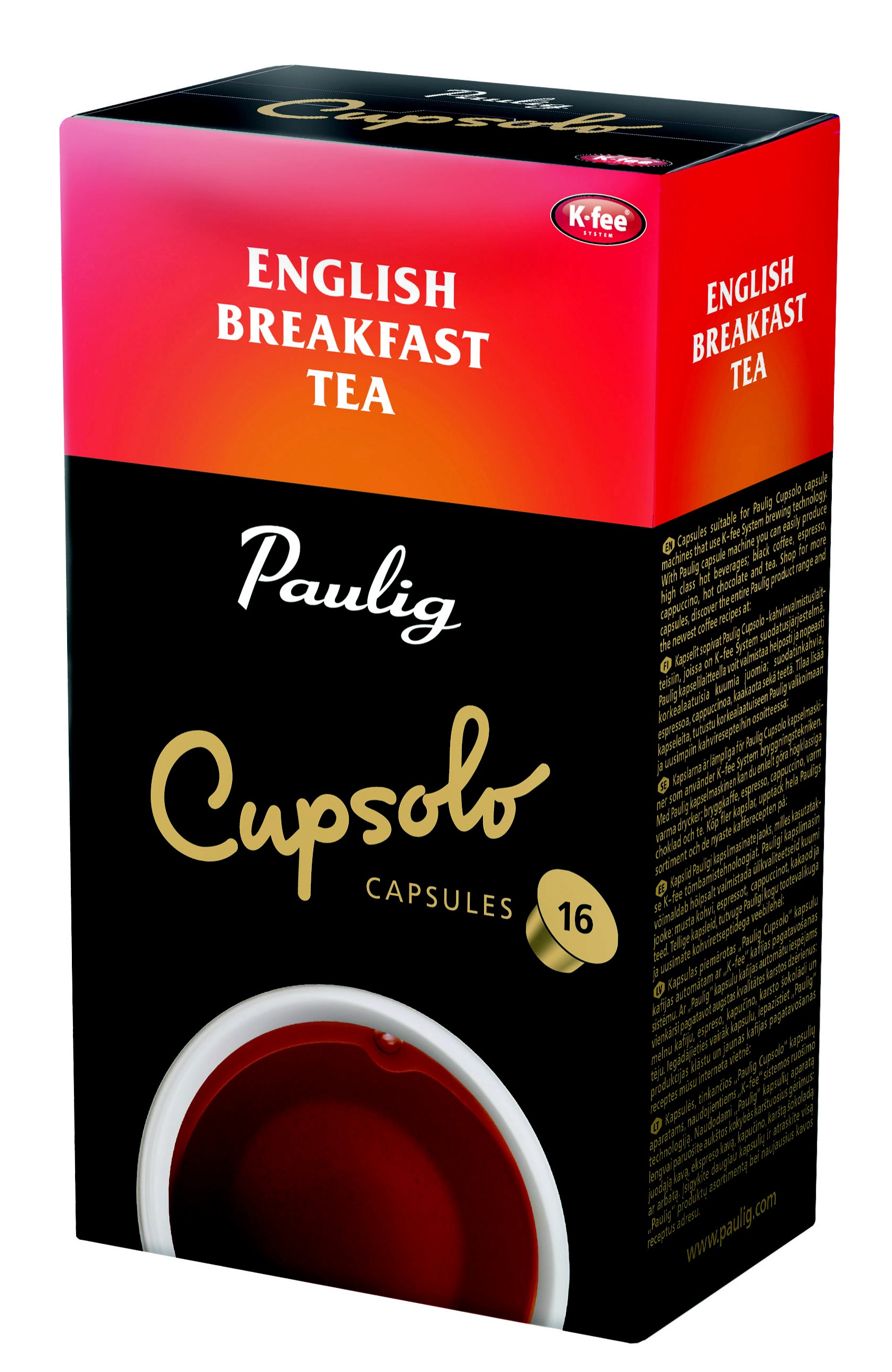 Paulig Cupsolo English Breakfast Tea kapselit