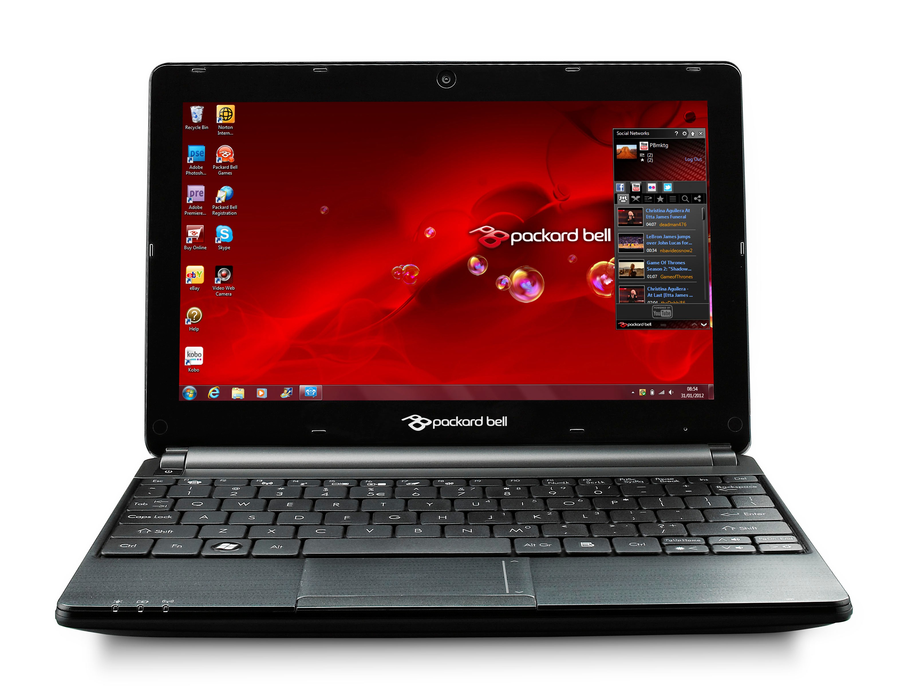 Packard Bell DOTS-C-261G32nkk NU.BXQES.004 černý - netbook