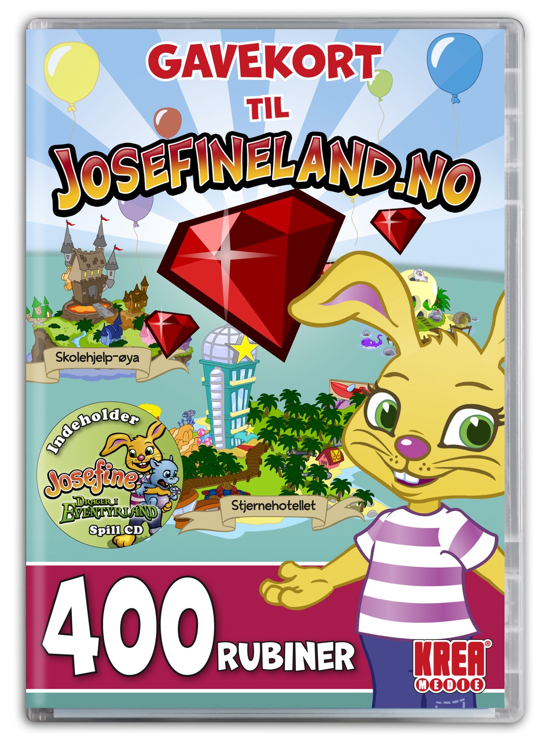 Gavekort Josefineland.no, 400 rubiner (PC)