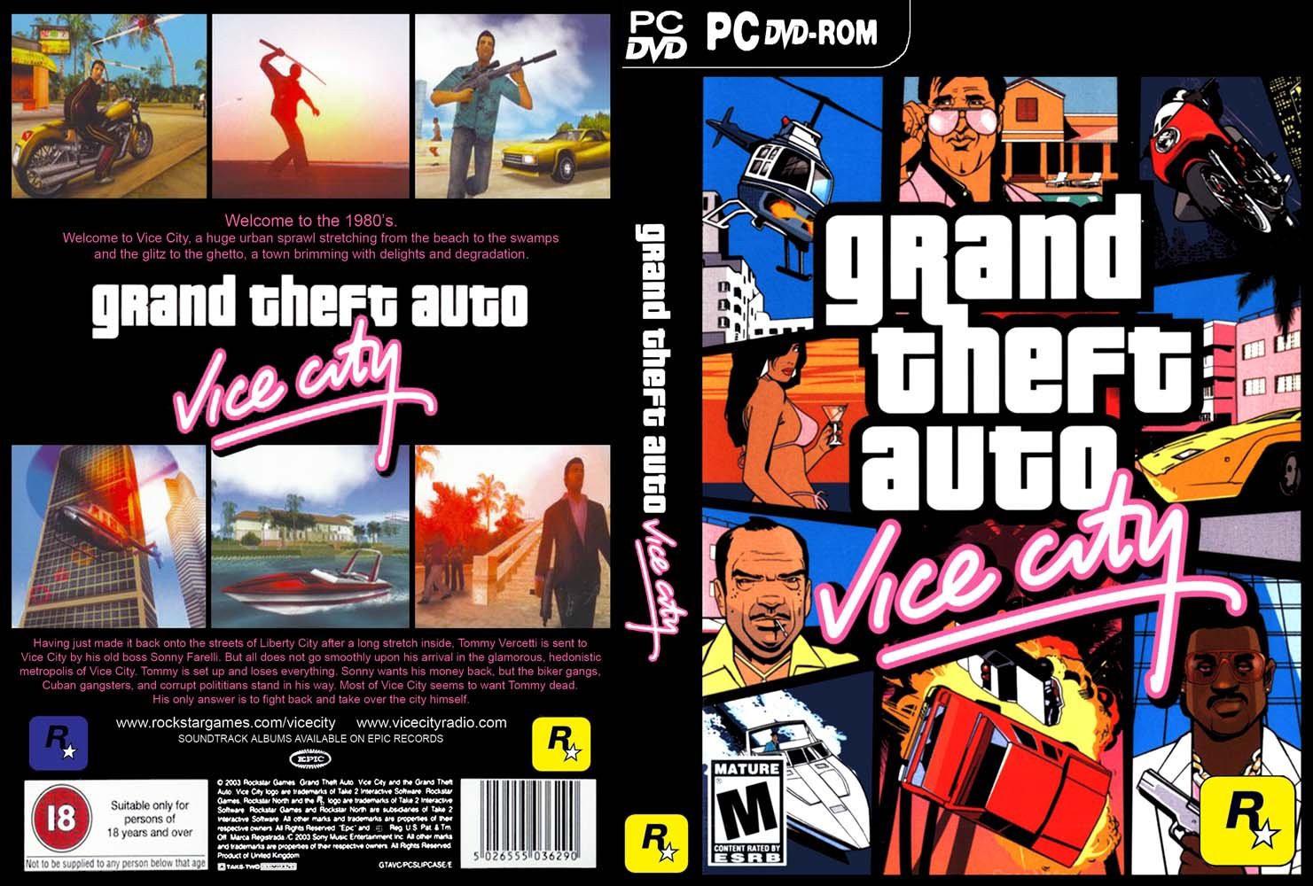 GTA Vice City, kolekce klasiky - hra pro PC