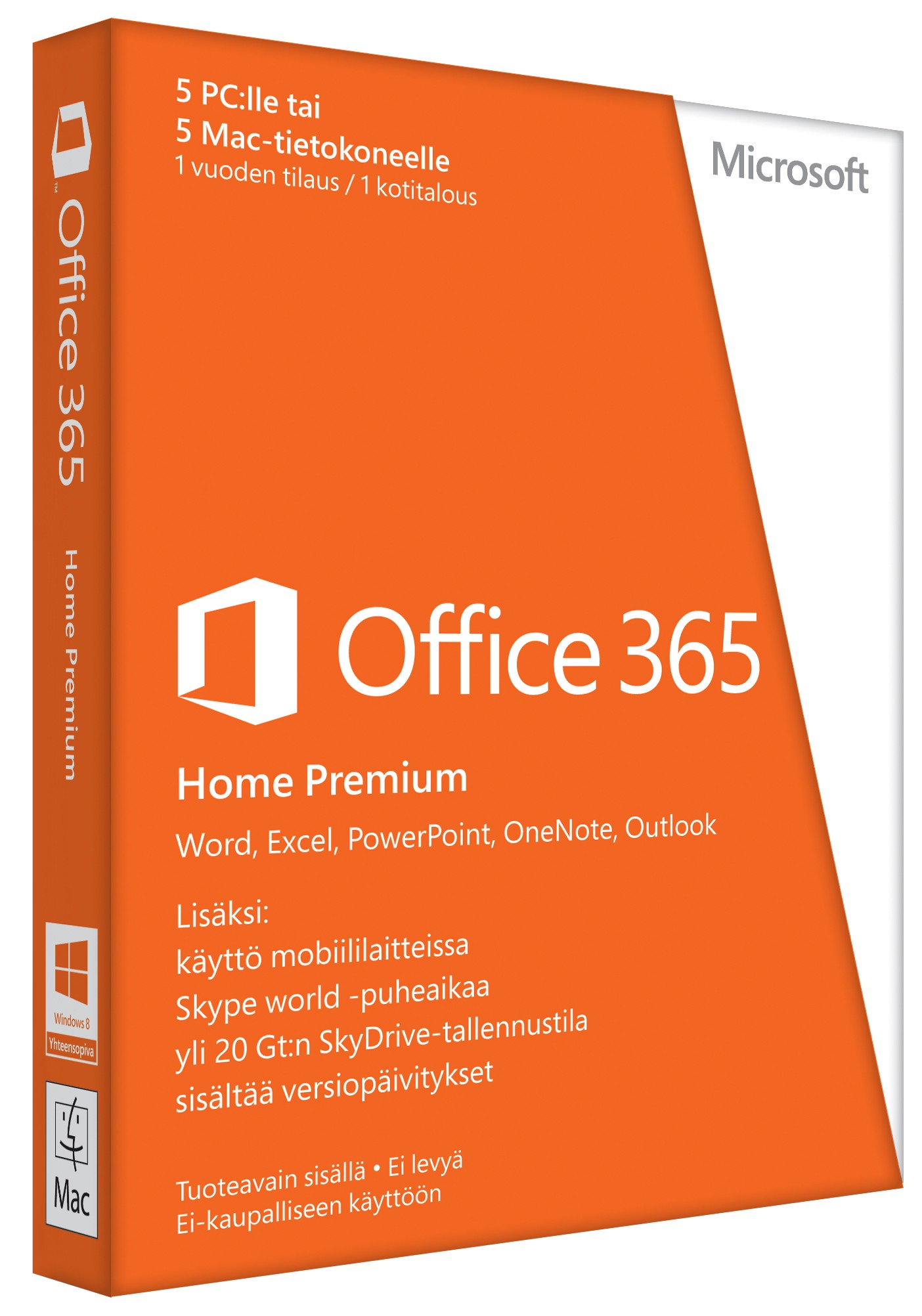 Microsoft Office 365 Home Premium (12kk lisenssi)
