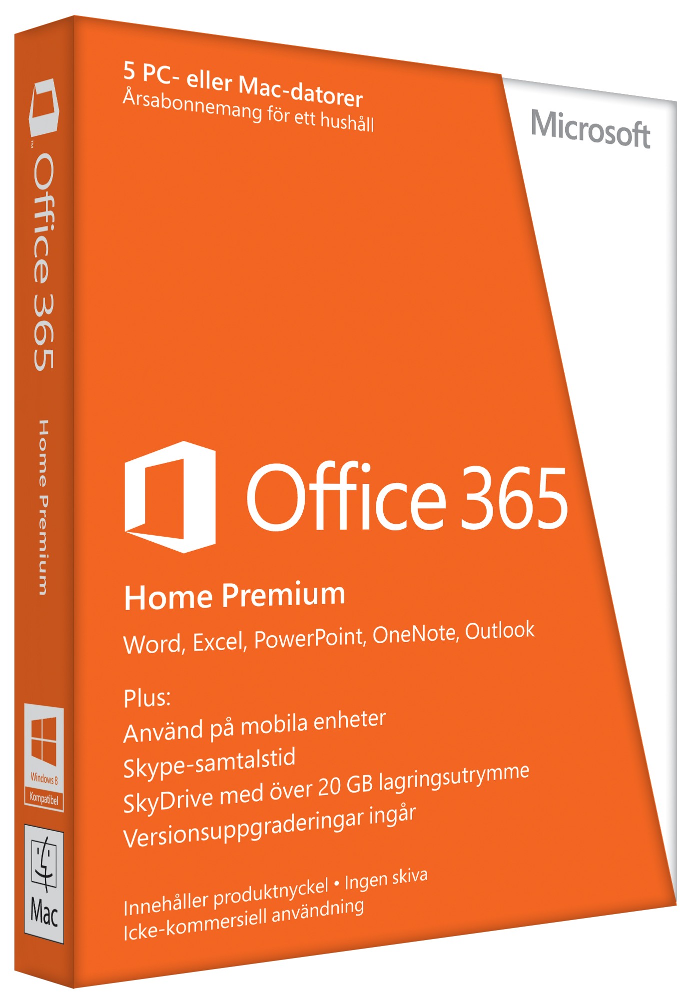 Microsoft Office 365 Home Premium (1 år)