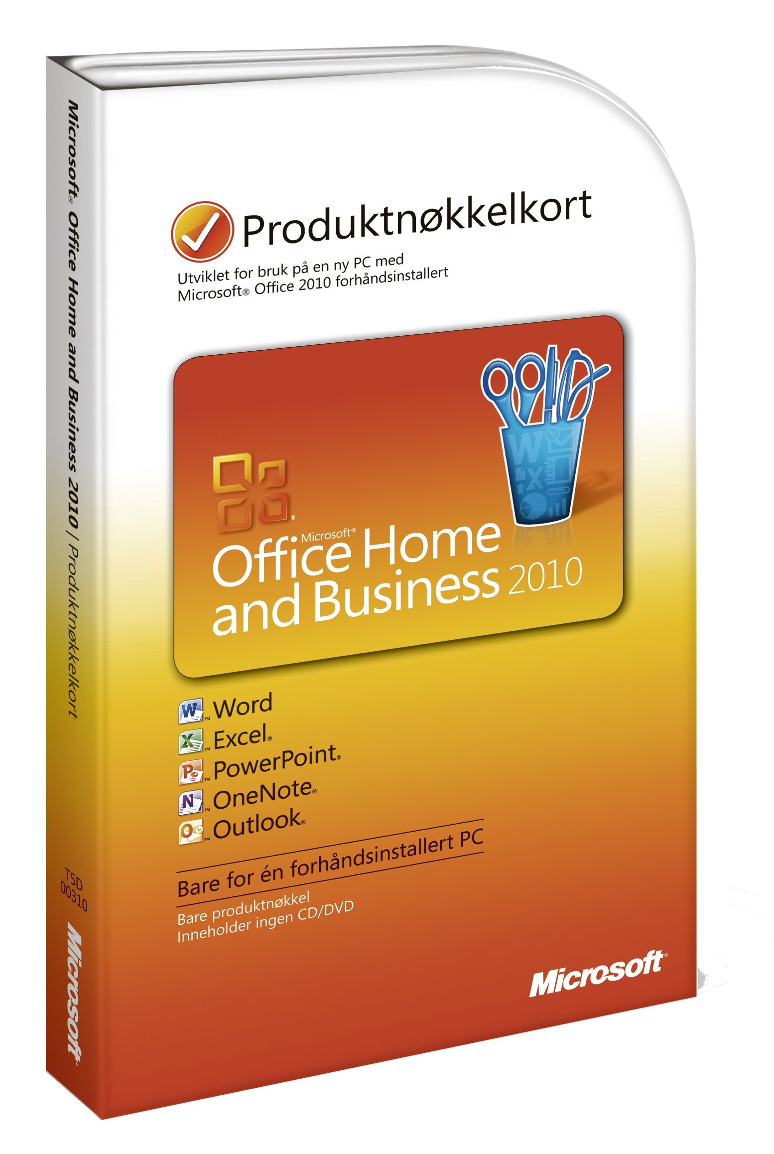 Office Home and Business 2010 lisenskode
