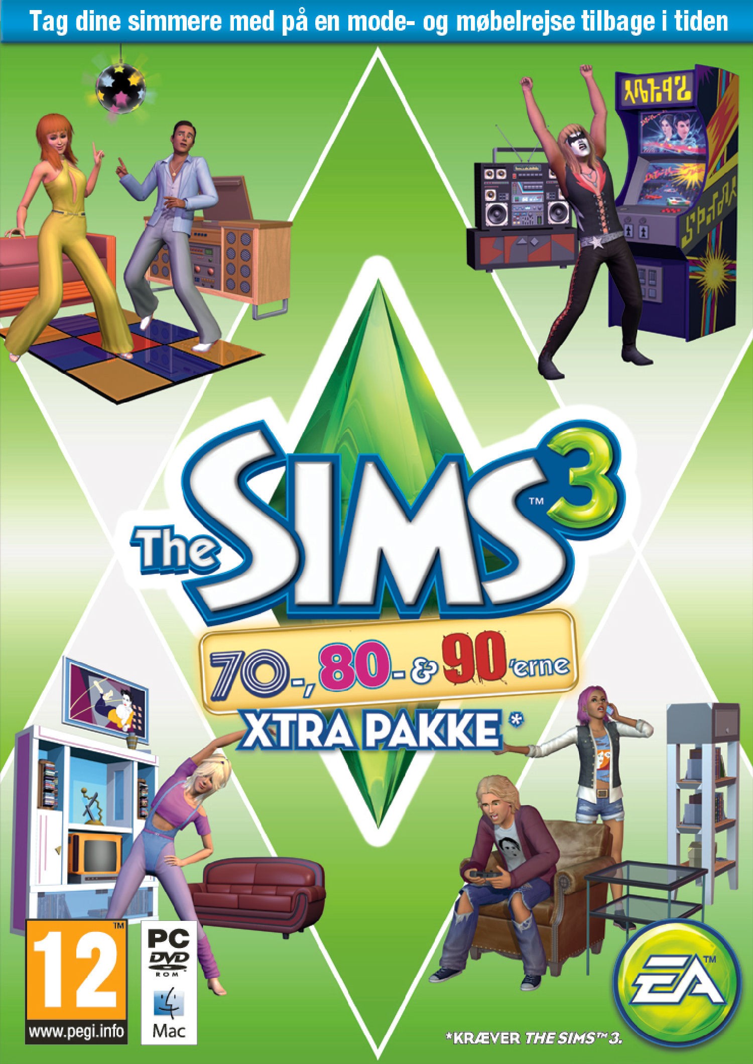 The Sims 3: 70s, 80s, & 90s Stuff Pack (PC)