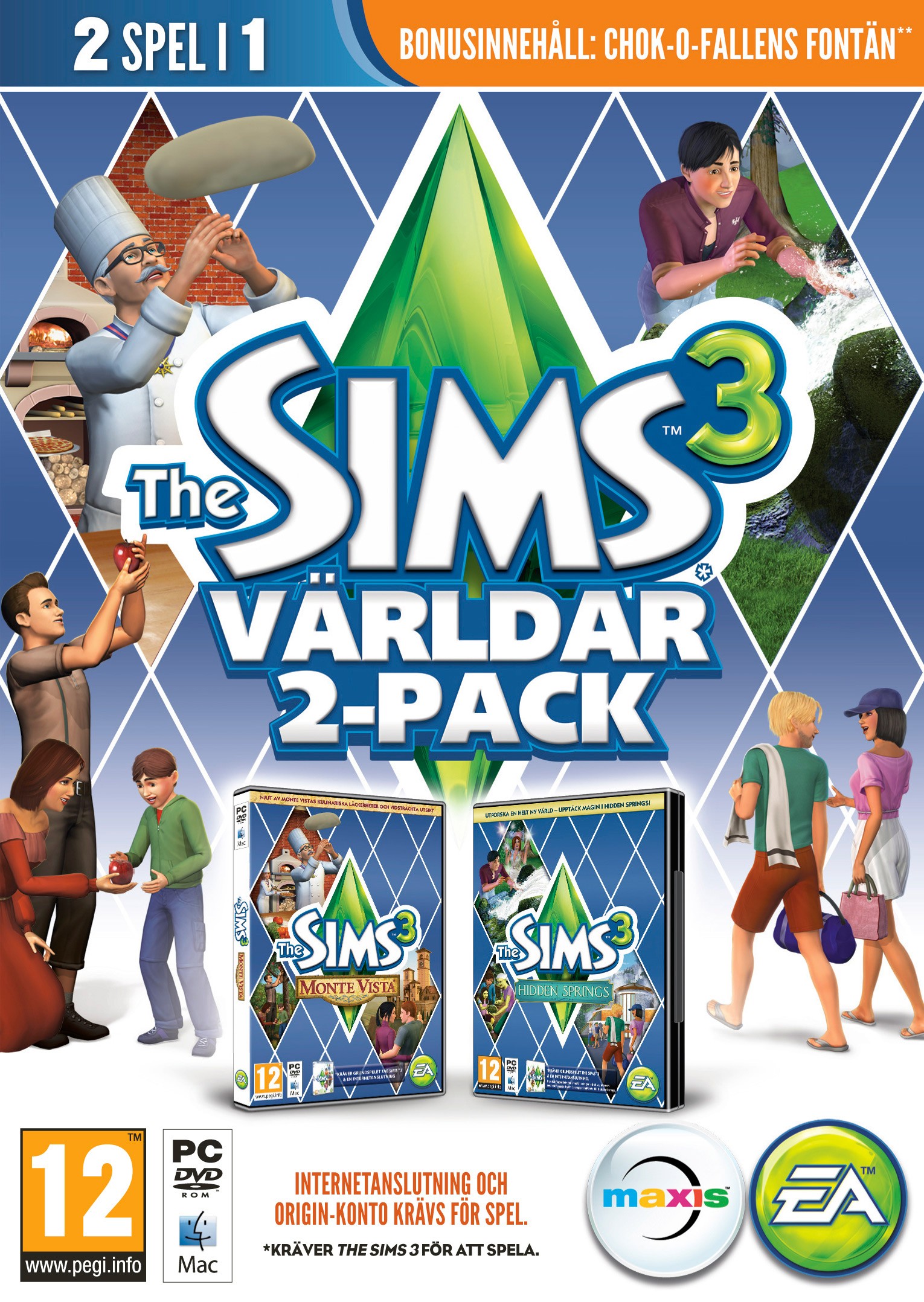 The Sims 3 Världar 2-pack (PC)