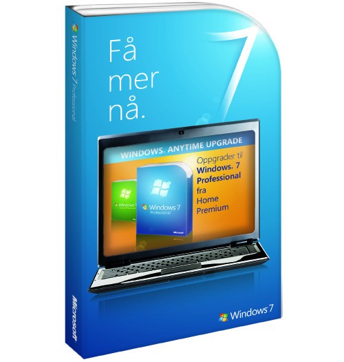 Microsoft Windows 7 Professional (oppgradering)