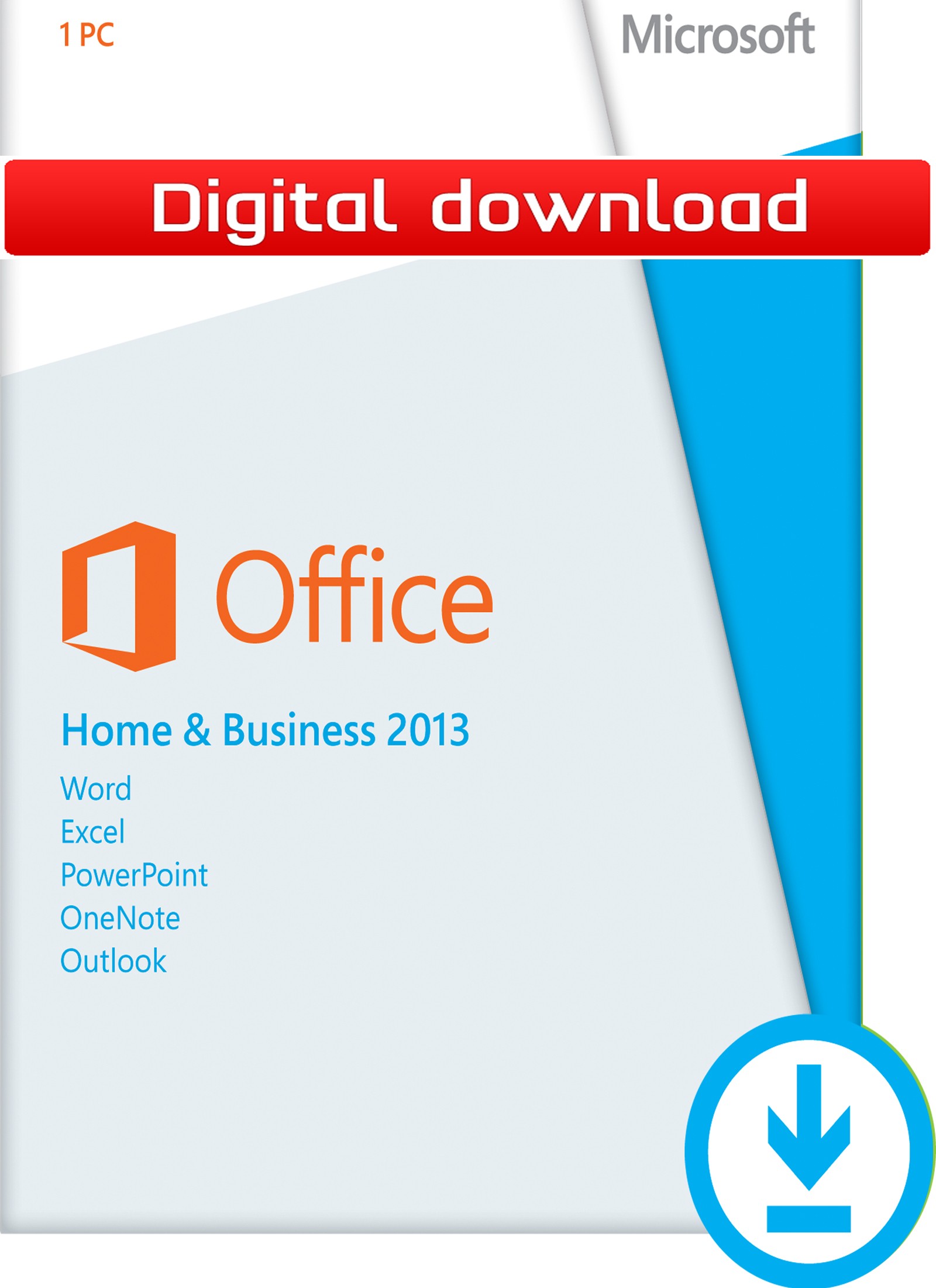 Microsoft Office 2013 Home & Business (Nedladdning)