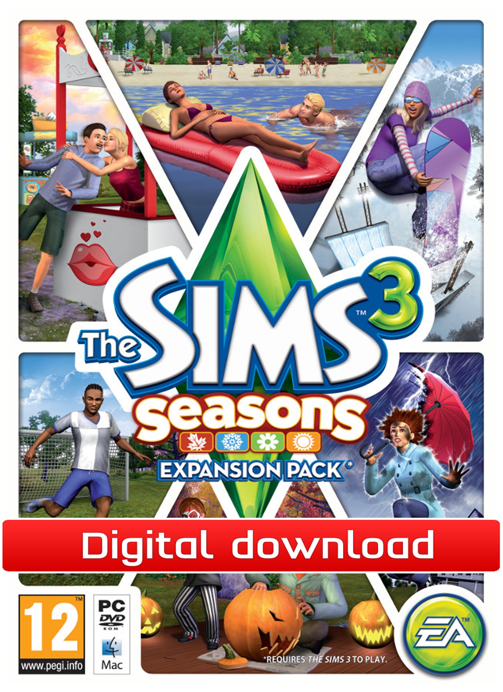 The Sims 3: Seasons udvidelsespakke (digital download)